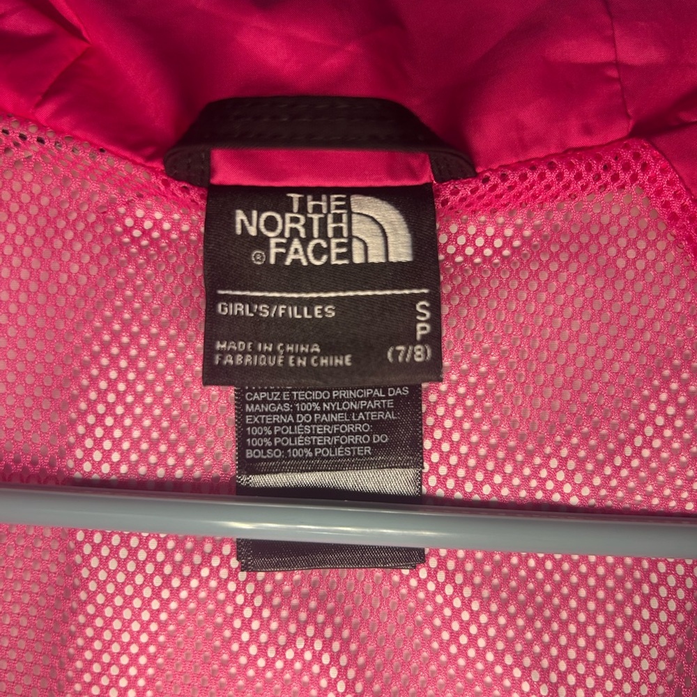 The North Face Pink and Black Girls' Jacket - Picture 6 of 7
